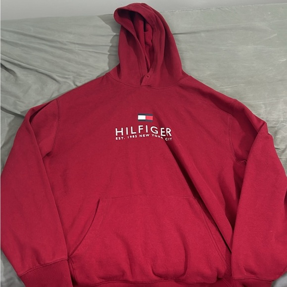 Tommy Hilfiger Red Hoodie XXL - Picture 1 of 3